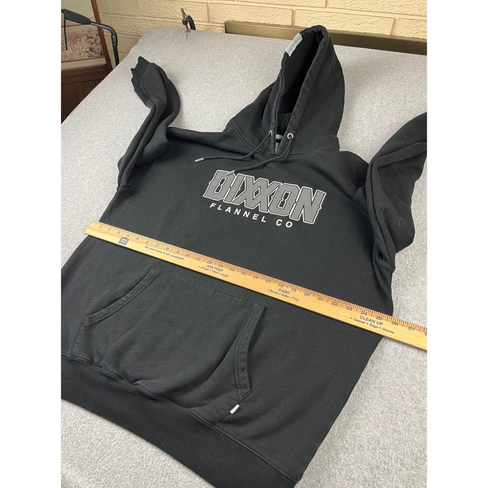 Dixxon Flannel Co Hoodie Mens XL Black Logo Graphic Fleece Pullover - Picture 6 of 8